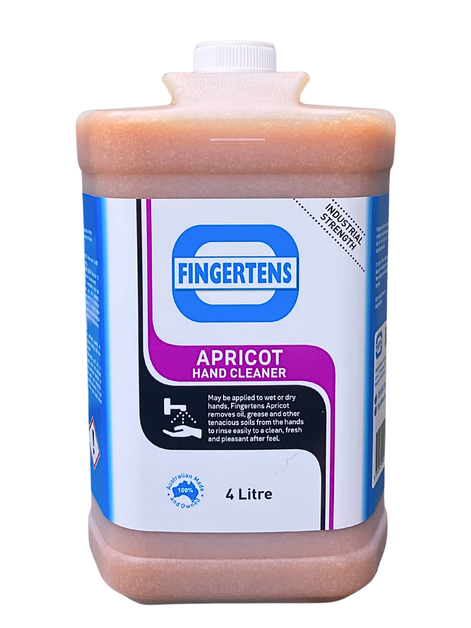 Fingertens Apricot Heavy Duty Hand Cleaner | 4 Litre Bottle
